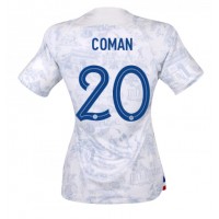 Dres Francuska Kingsley Coman #20 Gostujuci za Žensko SP 2022 Kratak Rukav